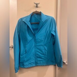 Callaway Women’s XS Rain Jacket Blue Golf Outdoor Zip Up